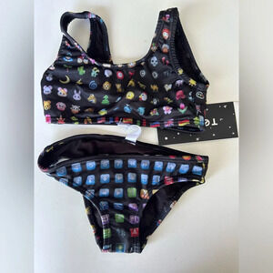 NWT Zara Terez emoji tankini sz 2T girls swim suit